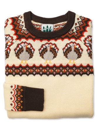 Autumn and winter turkey long sleeve sweater