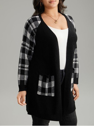 Cardigan with rotator sleeves