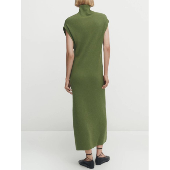 Turtleneck sweater with short sleeves